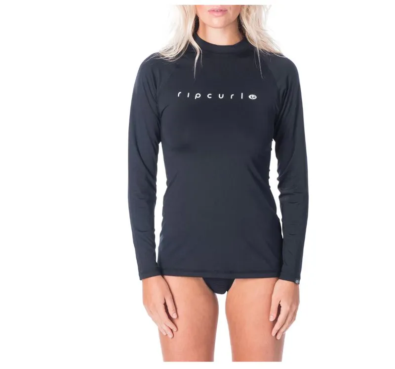 Rip Curl / Wms Sunny Rays Long Sleeve Rash Shirt / Black